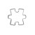 Foremka mini puzzel do masy cukrowej