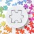 Foremki do marcepanu mini puzzle