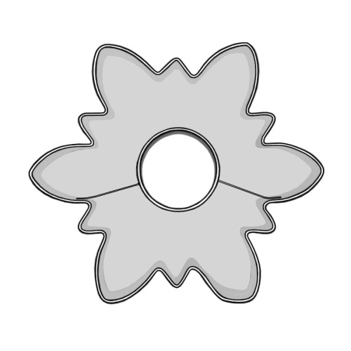 Foremka szarotka z kółkiem do ciastek przekładanych