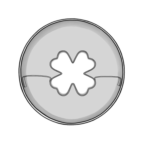 Wykrawacz kółeczko z koniczynką