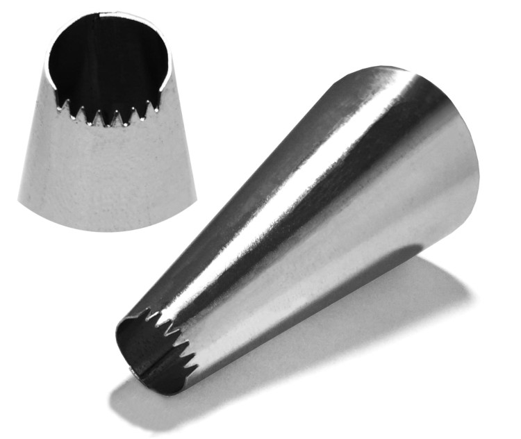 Tylka okrągła 8mm z ząbkami