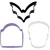 Zestaw foremek na Halloween Wilton