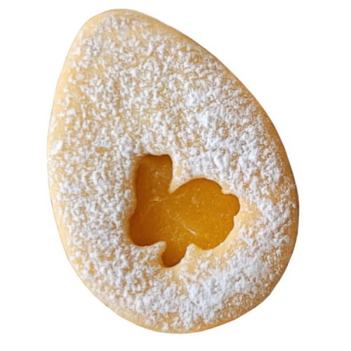 Ciasteczko z foremki jajko z zajączkiem