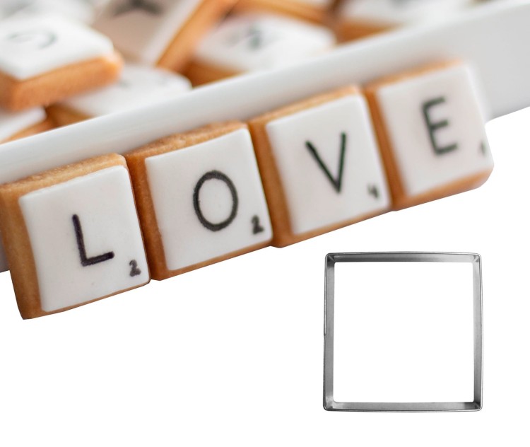 Ciasteczka z foremki mały kwadrat