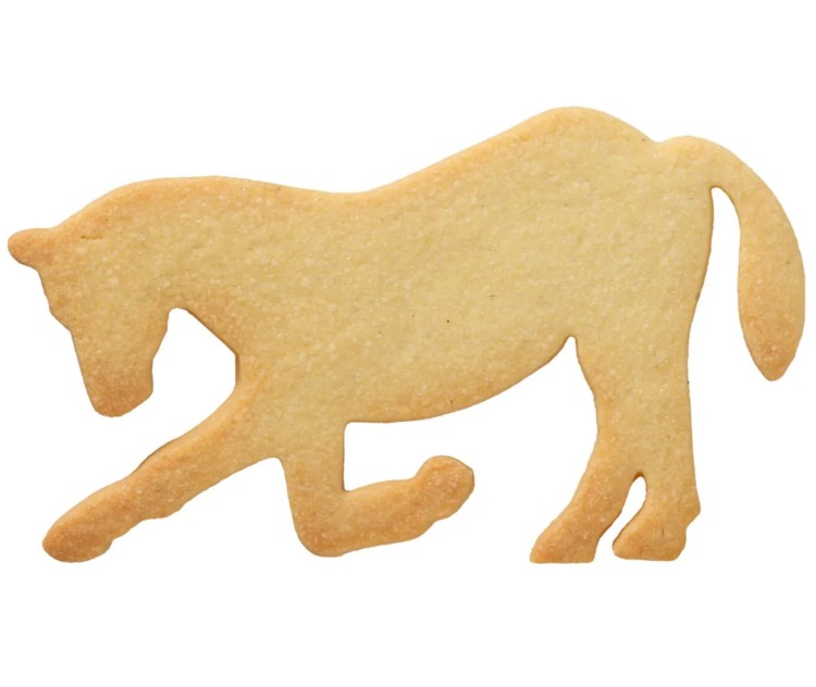 Ciastko z foremki w kształcie konia