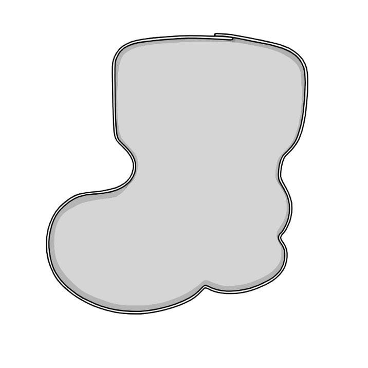 Świąteczna foremka do ciastek i pierników but Mikołaja