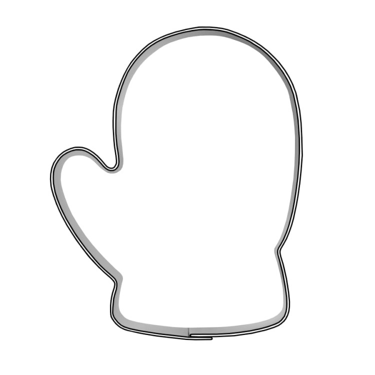 Foremka w kształcie świątecznej Rękawiczki