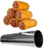Forma na rurki i upieczone ciasto