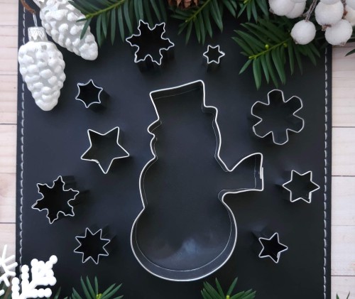 Foremka duży bałwan do pierników i ciastek