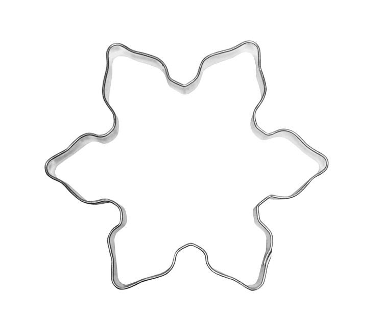 Foremka śnieżynka do ciastek i pierników