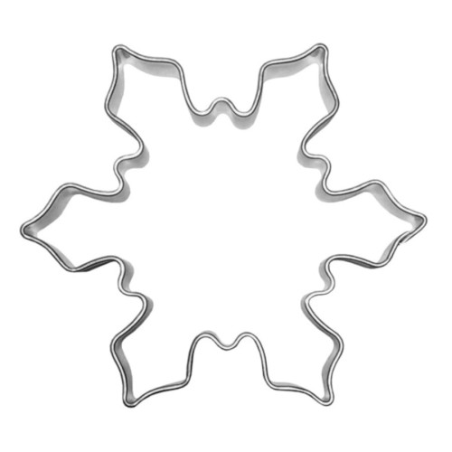 Foremka w kształcie śnieżynki do wycinania ciastek
