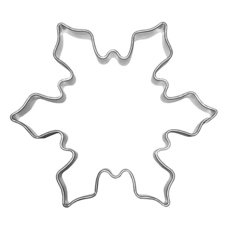 Foremka w kształcie śnieżynki do wycinania ciastek