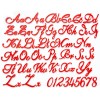 Stemple do masy cukrowej alfabet