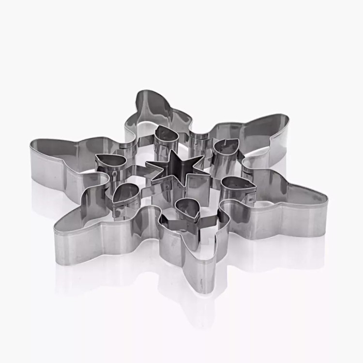 Foremka śnieżynka do dużych pierników XXL 19 cm