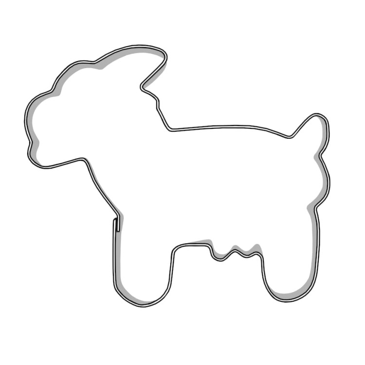 Foremka w kształcie kozy 6,5 cm
