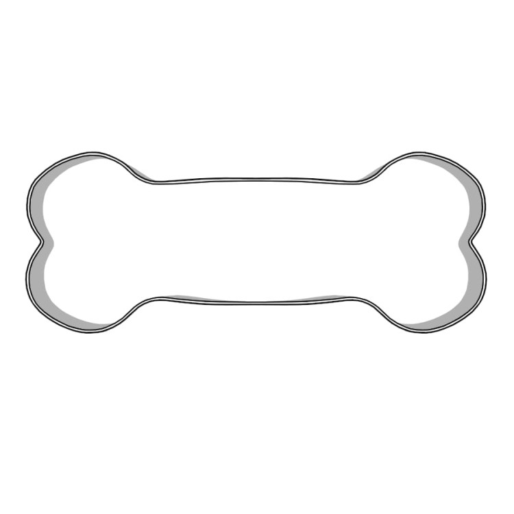 Foremka kość do ciastek i pierników 11 cm