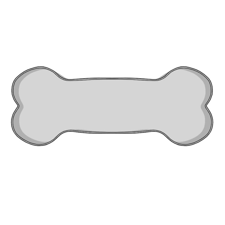 Foremka w kształcie kości 11 cm