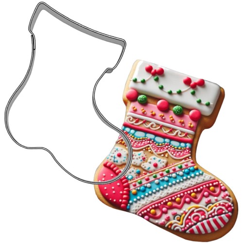 Ciasteczko i foremka skarpeta