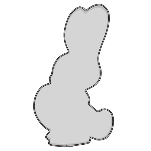 Wykrawacz zajączek z pisanką do ciastek