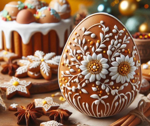 Piernik z foremki jajko