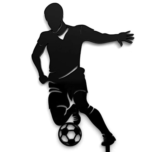 Topper w kształcie piłkarza