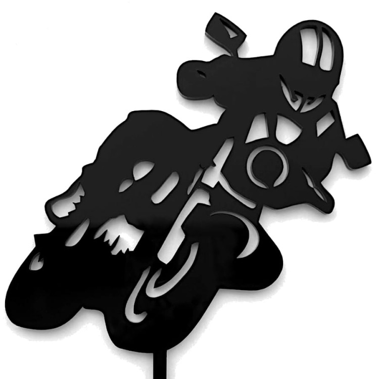 Topper urodzinowy motocyklista