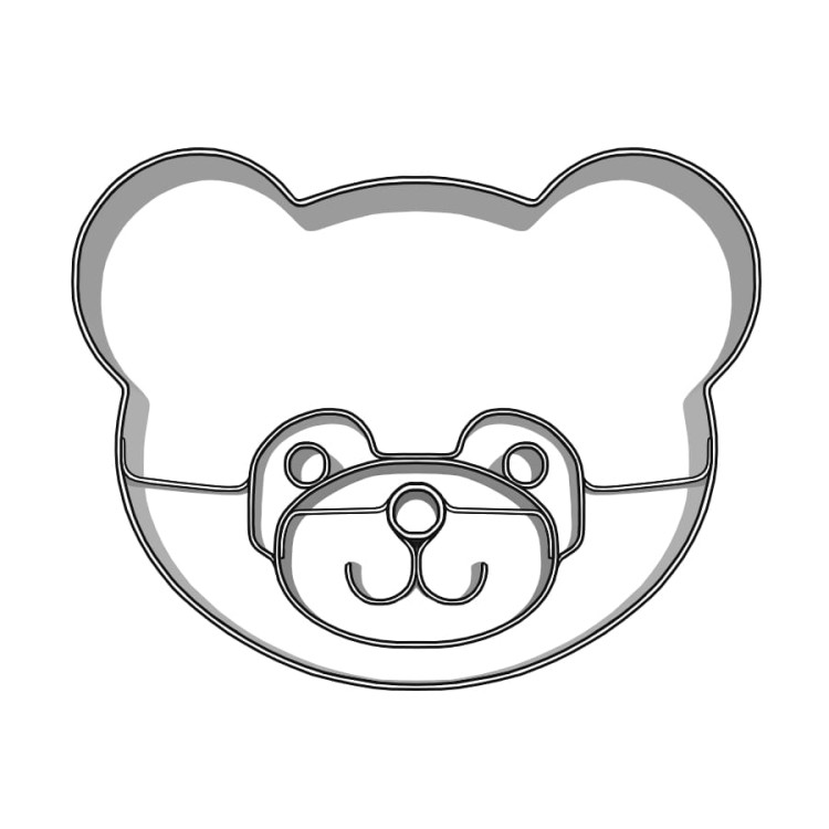 Foremka miś panda do ciastek i pierniczków