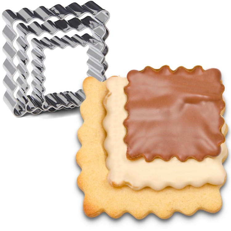 Ciasteczka i foremki karbowane