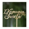 Topper na tort komunijny