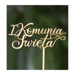 Topper na tort komunijny