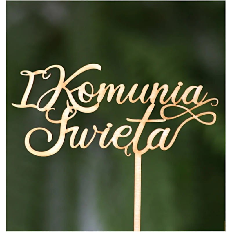 Topper I Komunia Święta
