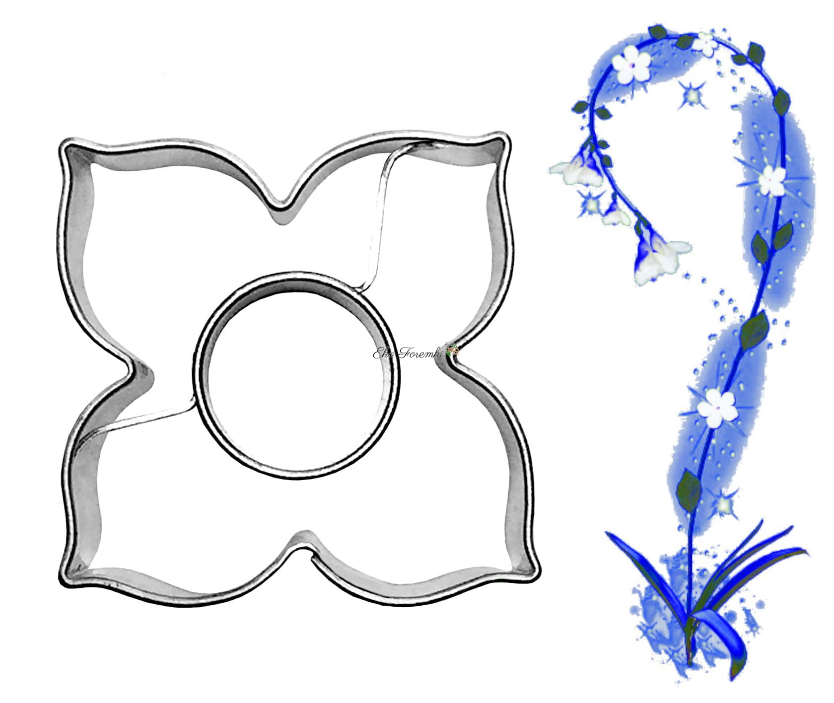 Foremka kwiatuszek rozetka