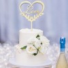 Topper na tort z sercem i napisem Love