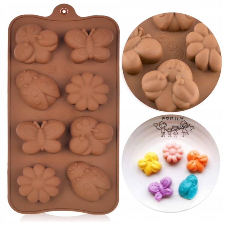 Forma silikonowa biedronki pszczółki