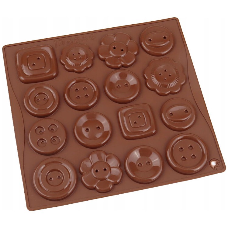 Forma na czekoladki w kształcie guzików