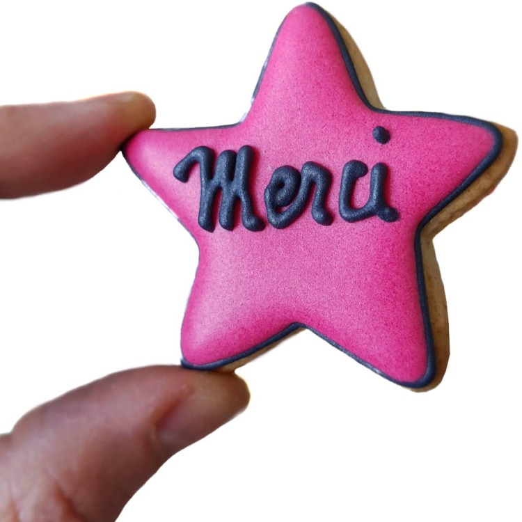 Ciasteczko gwiazdka z foremki