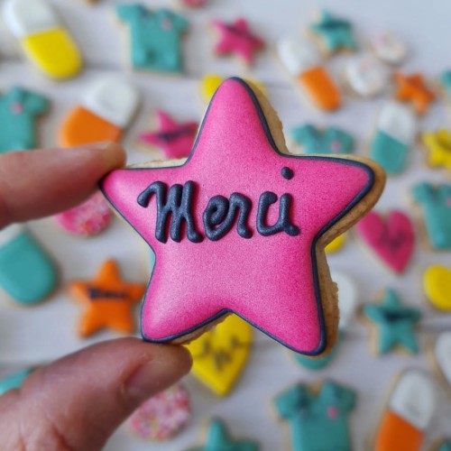 Ciasteczko wykrojone foremką gwiazda