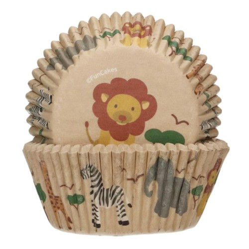 Papilotki do babeczek Safari