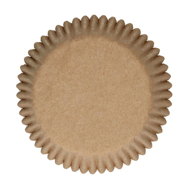 Papierowe foremki do muffinek naturalne