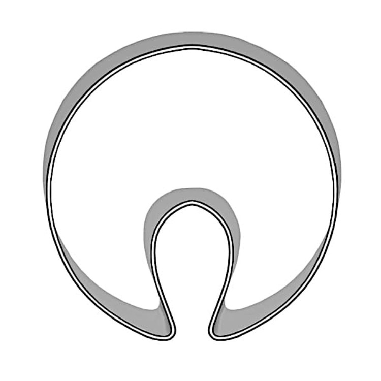 Foremka półksiężyc Lunula do ciastek i pierników