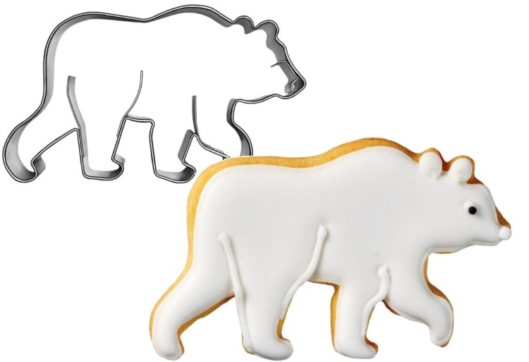 Foremka niedźwiedź i ciasteczko