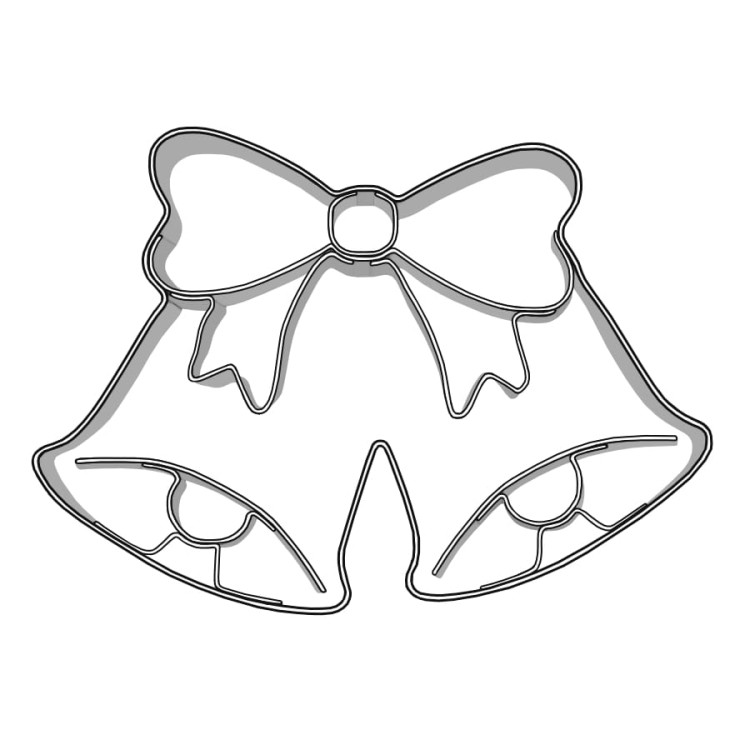 Wykrawacz do ciastek i pierniczków świątecznych w kształcie dzwoneczków