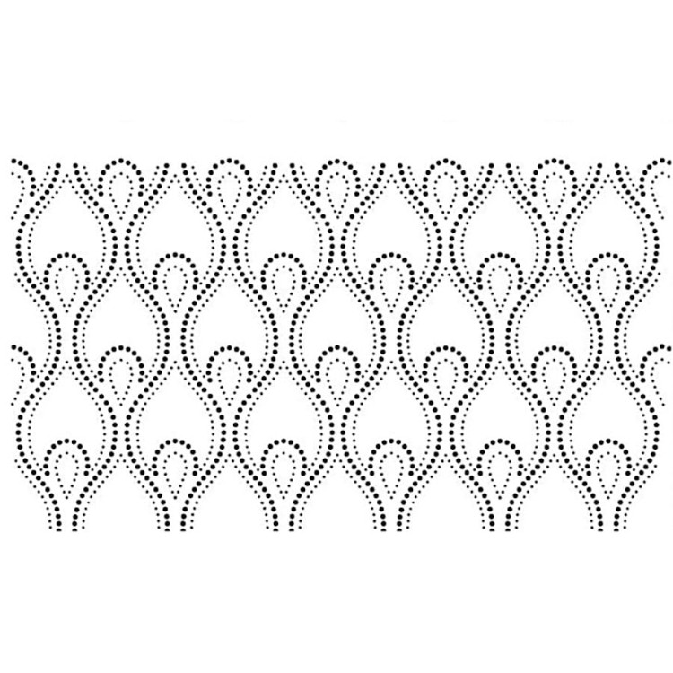 Szablon cukierniczy do aerografu