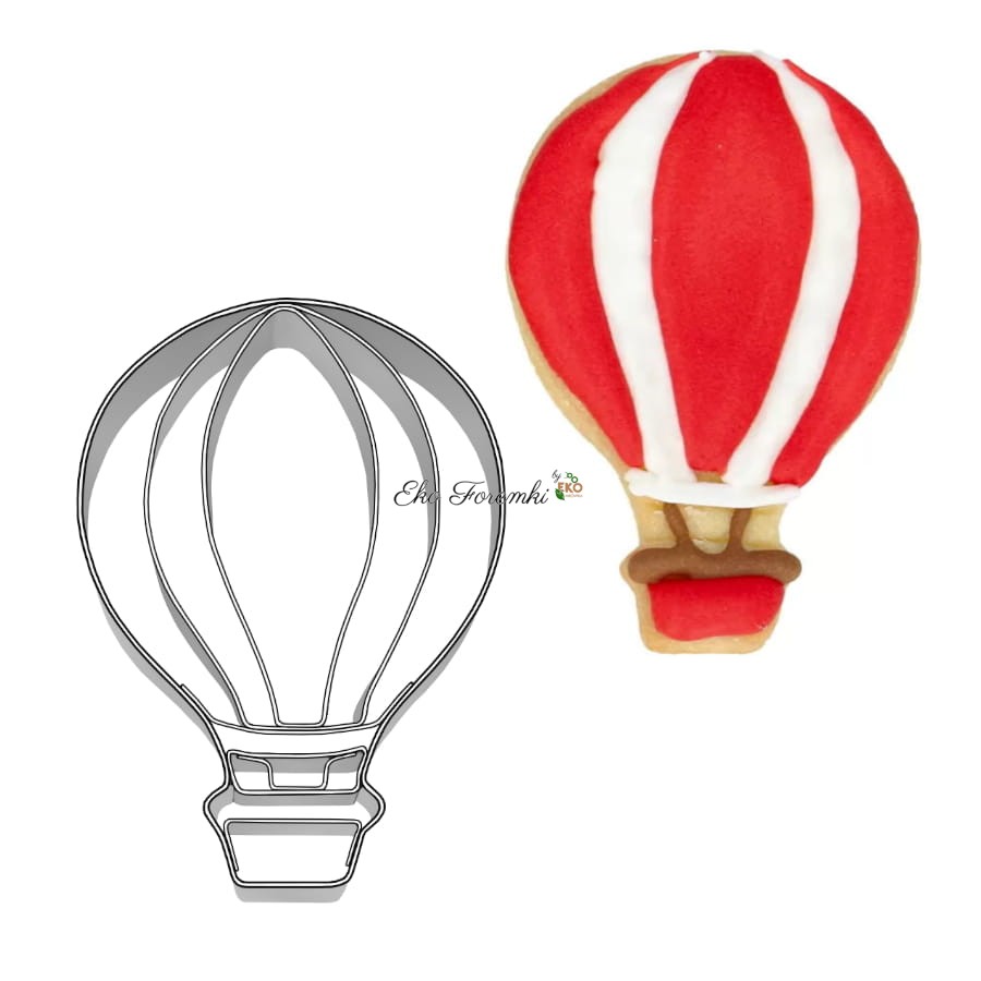 Foremka i ciasteczko balon z koszem