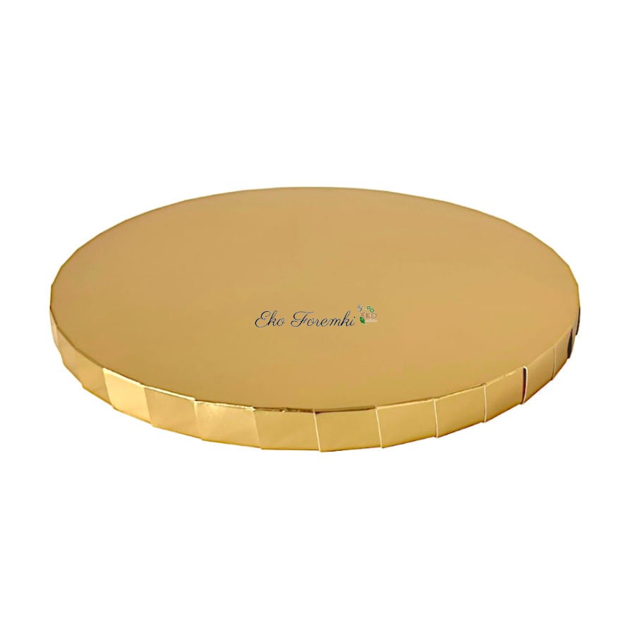 Złoty podkład pod tort 25 cm