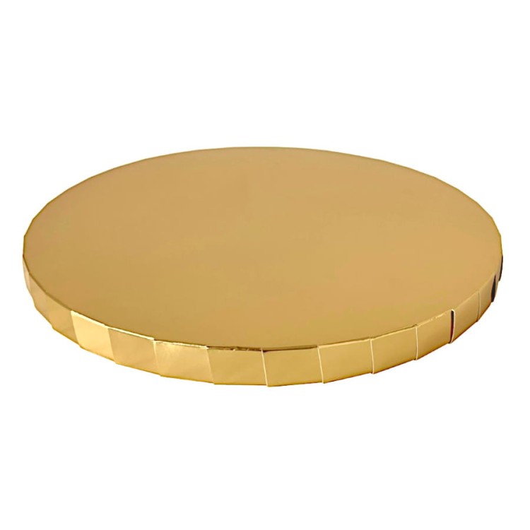 Złoty podkład pod ciężki tort 30 cm