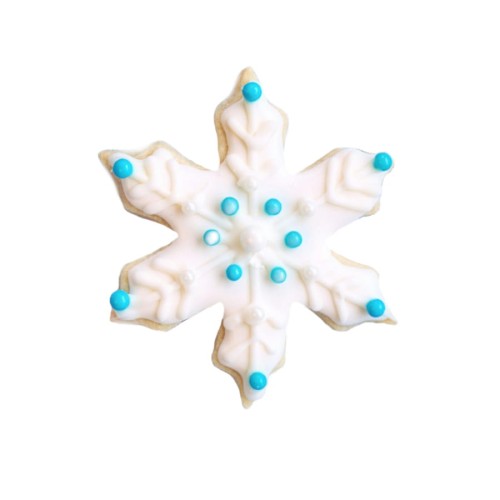 Ciasteczko wykonane foremką śnieżynka