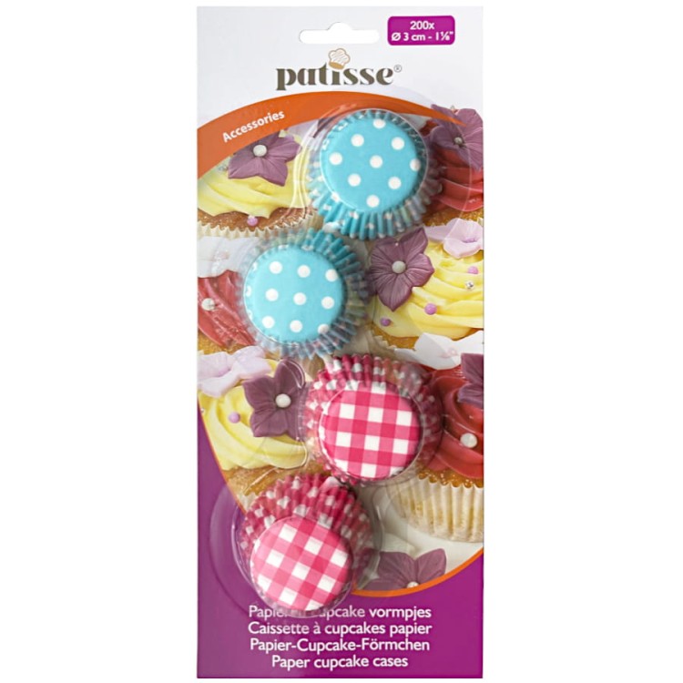 Papilotki do pieczenia muffinek kolorowe