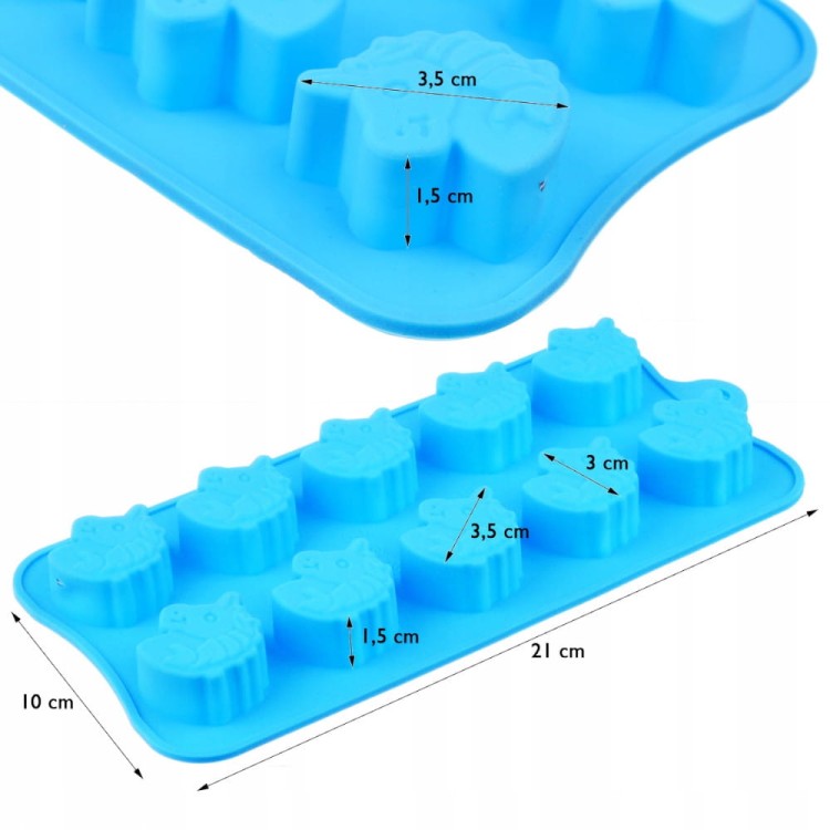 Foremka silikonowa jednorożce