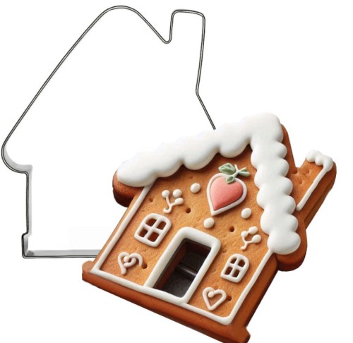 Foremka domek i świąteczny piernik